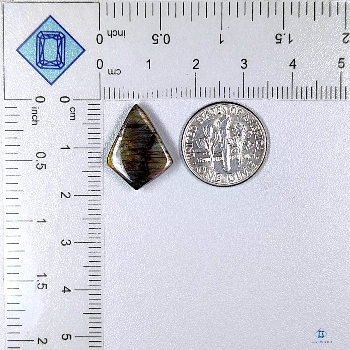 Spectrolite Kite Cabochons