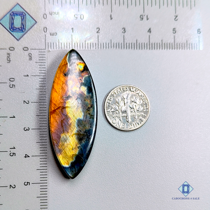 Spectrolite-Marquise-Cabochons