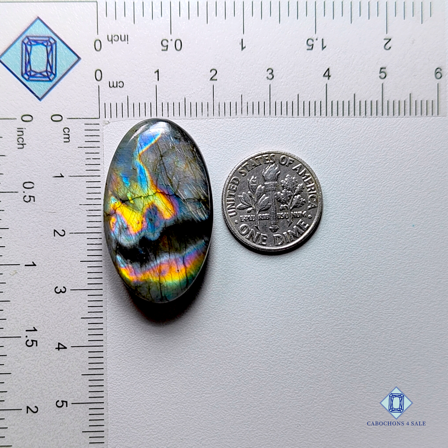 Spectrolite-oval-Cabochons