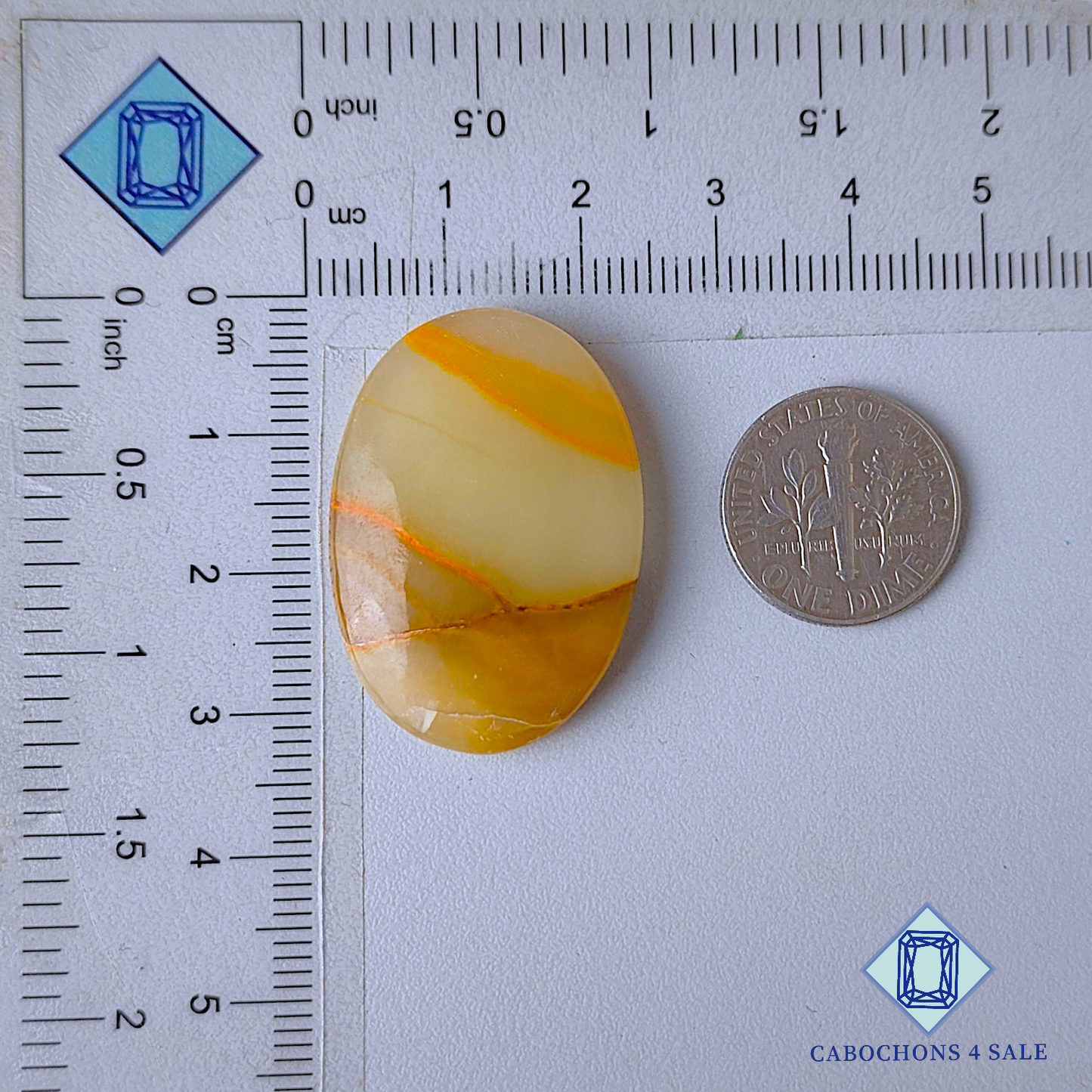 Cabujones ovalados de jaspe de telaraña