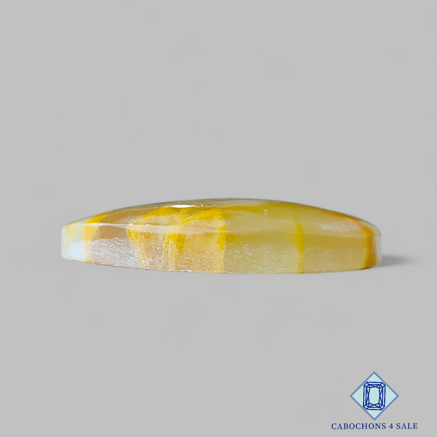 Spider Web Jasper Pear Cabochons