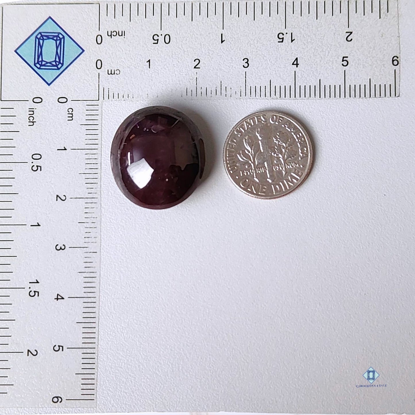 Star Garnet Oval Cabochon