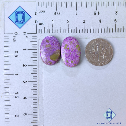 Stichtite Oval Pairs