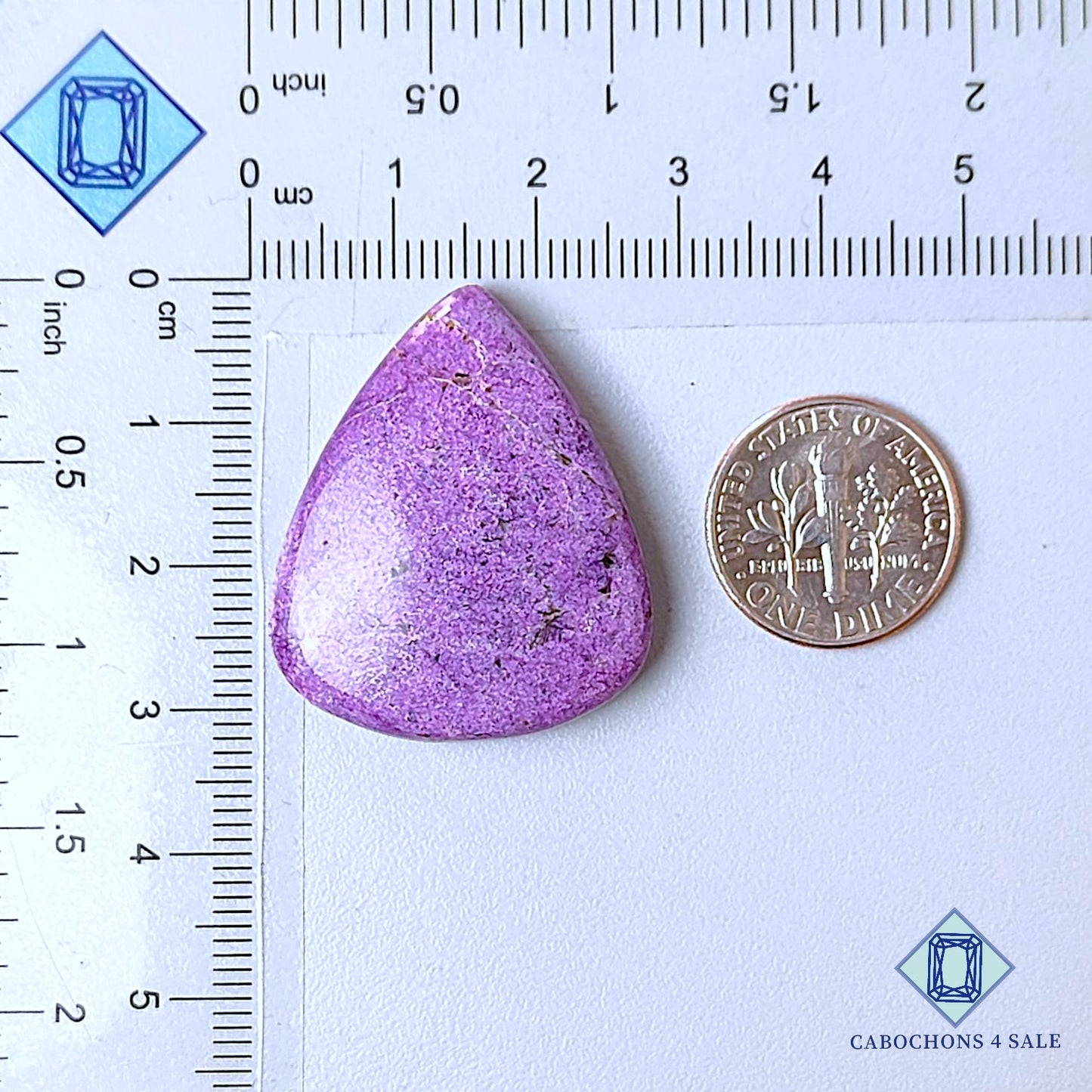 Natural Stichtite Gemstone Pear Cabochons 31*26*6mm from Australia  available for sale