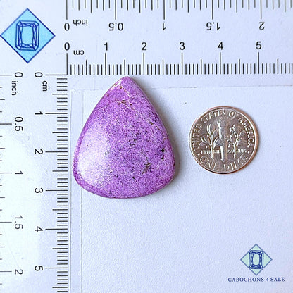 Natural Stichtite Gemstone Pear Cabochons 31*26*6mm from Australia  available for sale