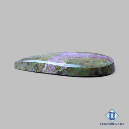 Cabujones de pera de piedra preciosa Stichtite natural de 33 x 23 x 6 mm, procedentes de Australia, disponibles para la venta.