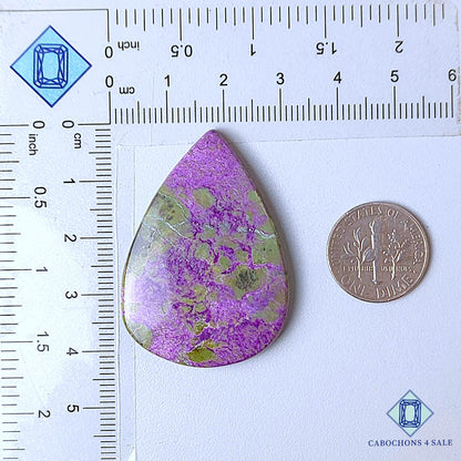 Natural Stichtite Gemstone  Pear Cabochons 41*29*5mm from Australia available for sale