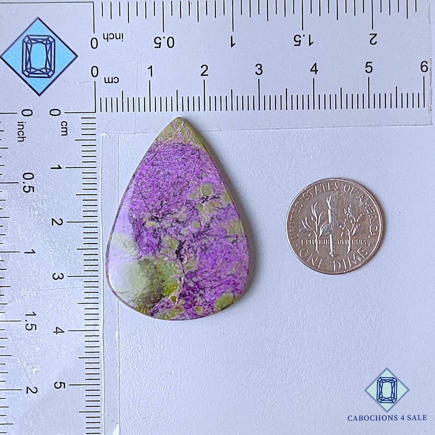 Natural Stichtite Gemstone  Pear Cabochons 37*26*5mm from Australia available for sale