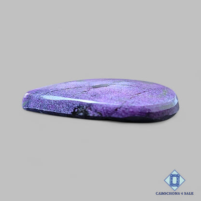 Cabujones de pera de piedra preciosa Stichtite natural de 26 x 23 x 5 mm, procedentes de Australia, disponibles para la venta.