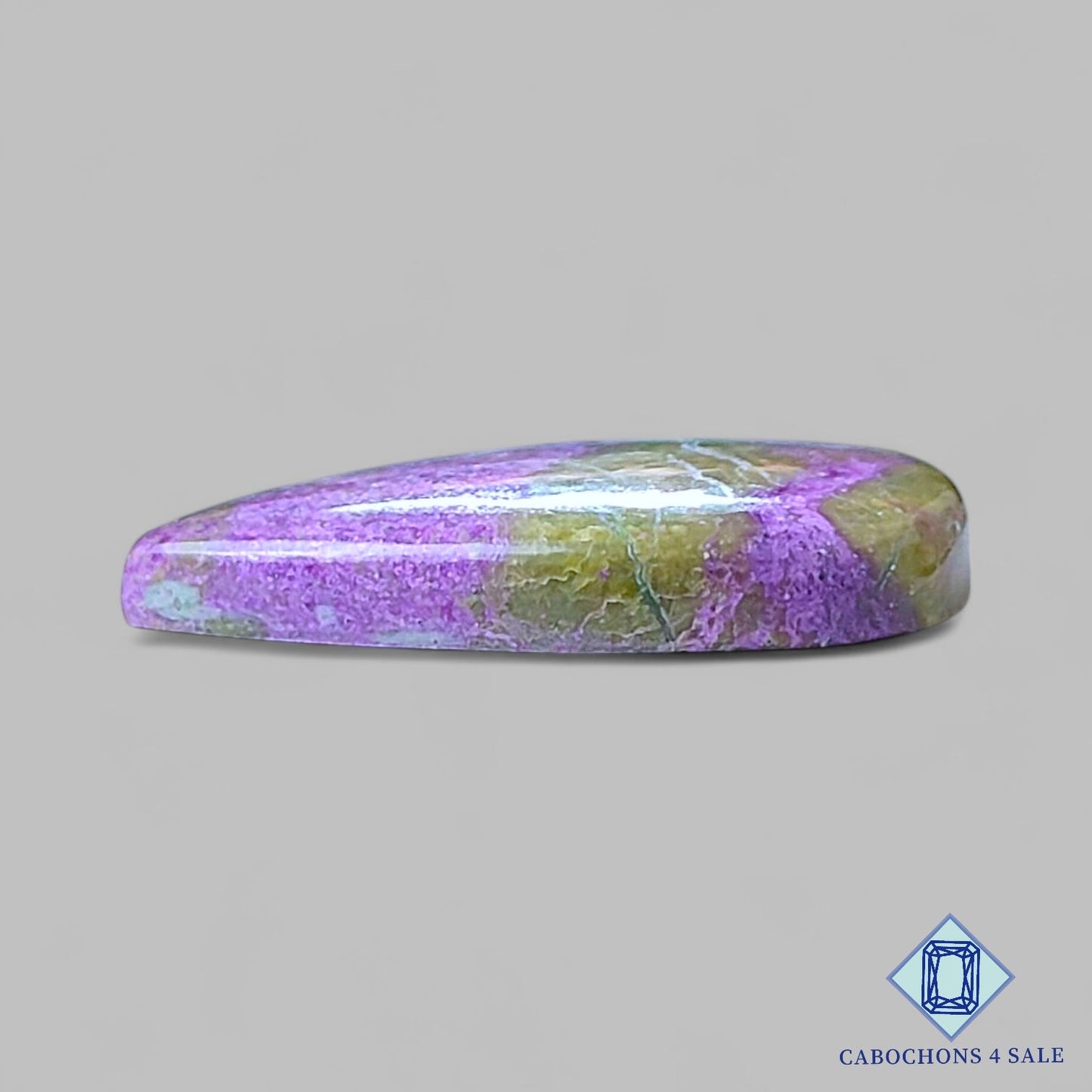 Cabujones de pera de piedra preciosa Stichtite natural de 28 x 22 x 5 mm, procedentes de Australia, disponibles para la venta.