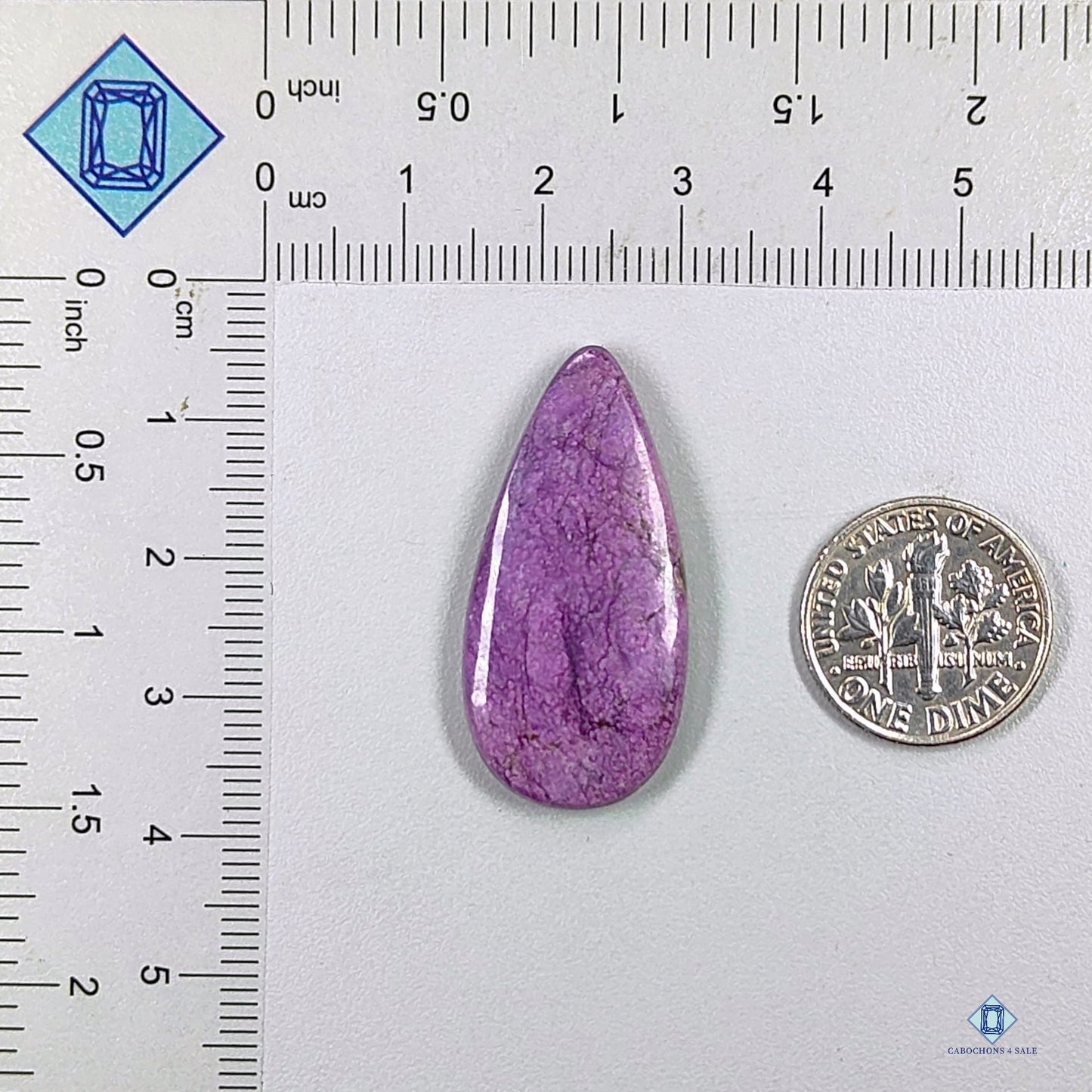 Stichtite Pear Cabochons