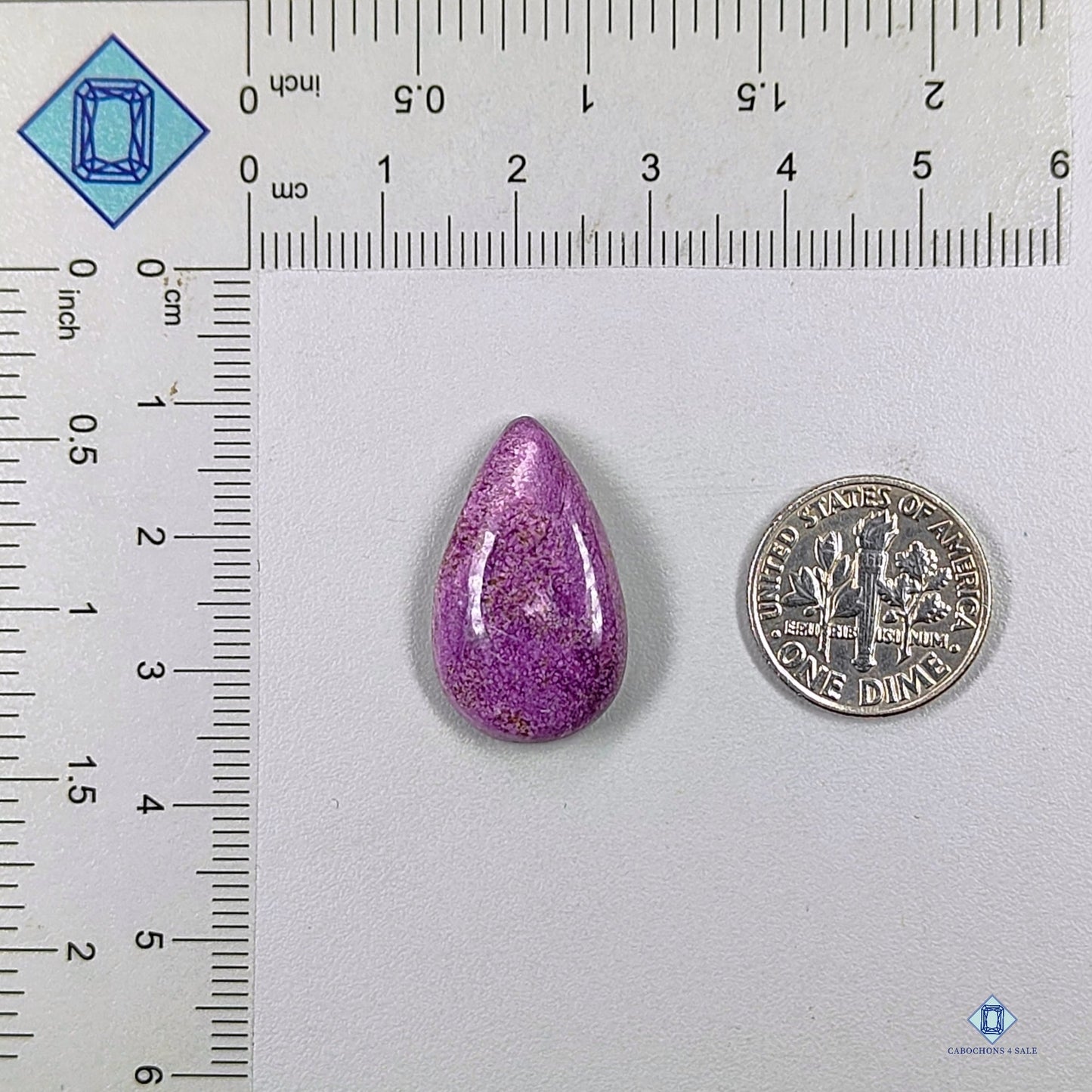 Stichtite Pear Cabochons