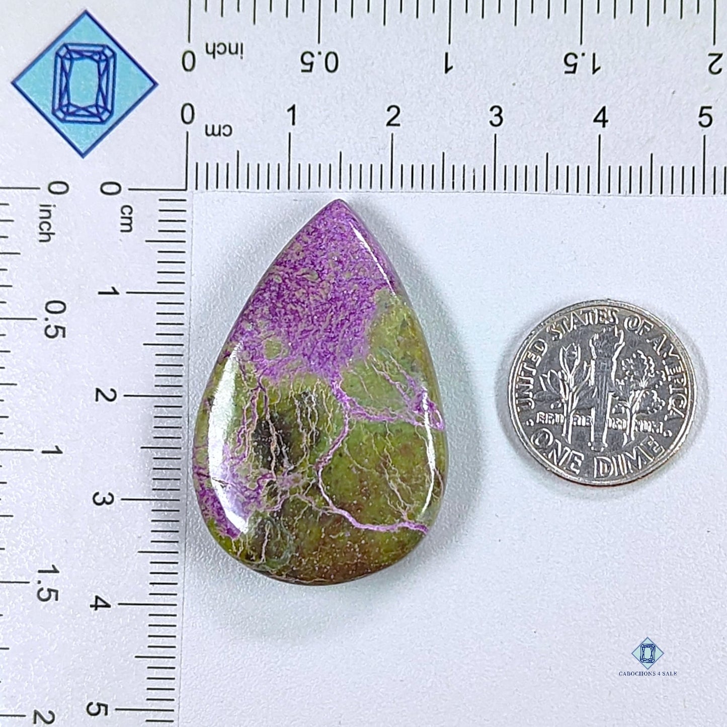 Stichtite Pear Cabochons