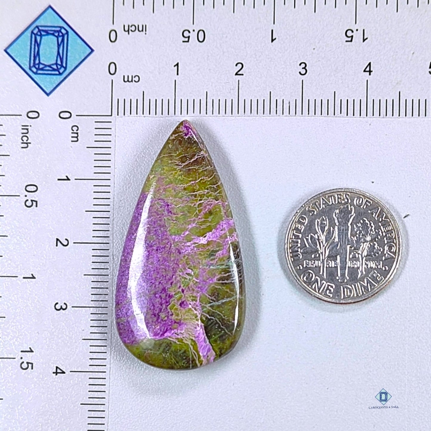 Stichtite Pear Cabochons