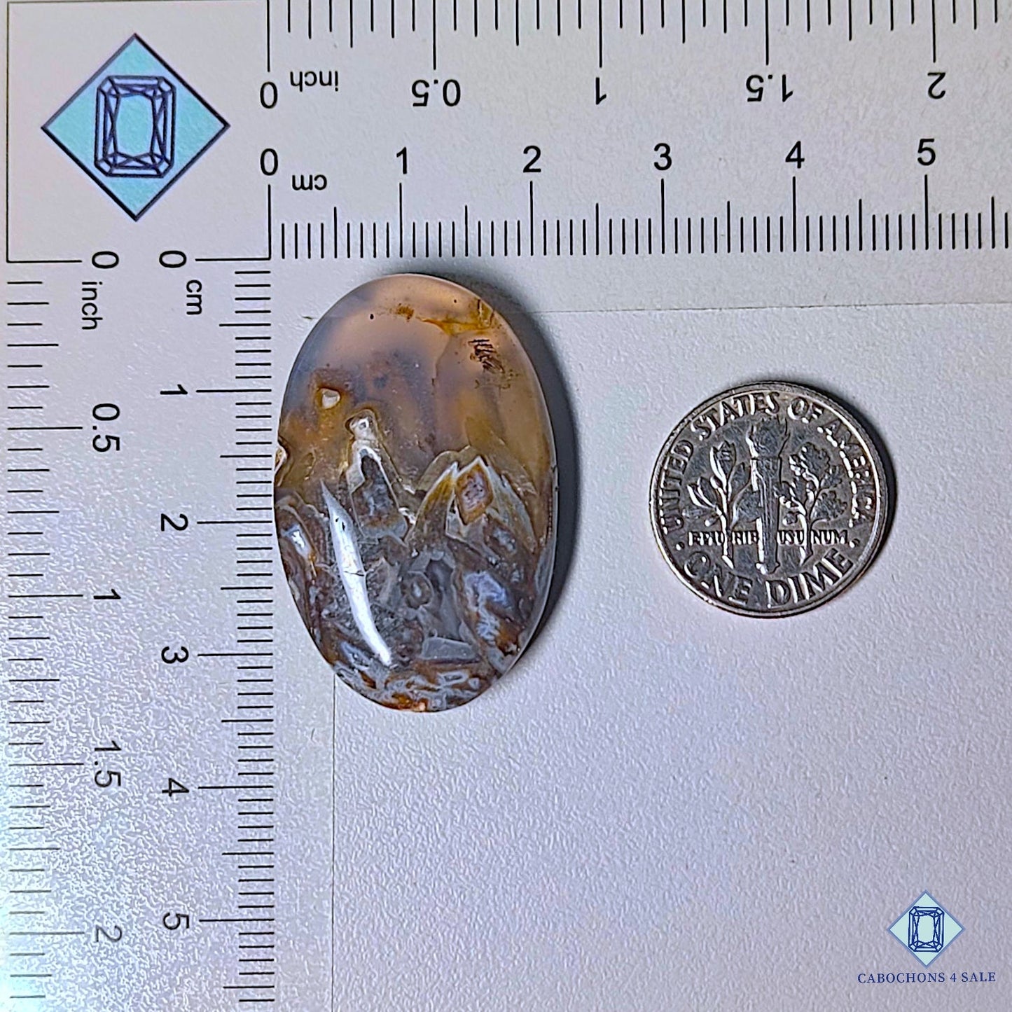 Natural Stick Agate Gemstone  Oval Cabochons 33*21*6mm from Indonesia available for sale