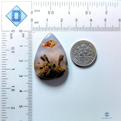 Stick Agate Pear Cabochons