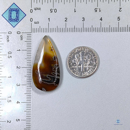 Stick Agate Pear Cabochons