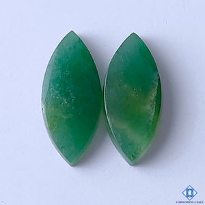 Strawberry Quartz Marquise Pairs 19x8x3mm
