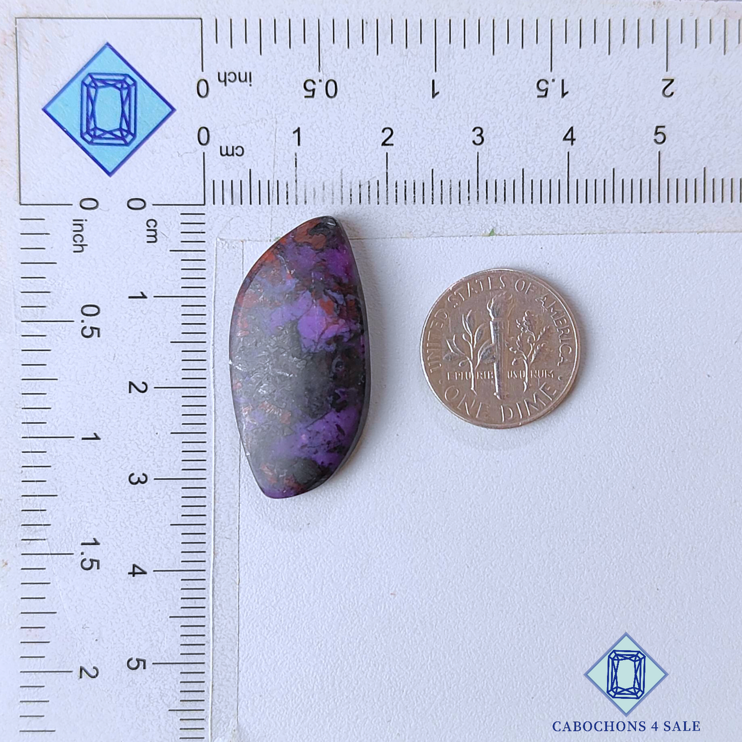 Cabujones de fantasía de sugilita