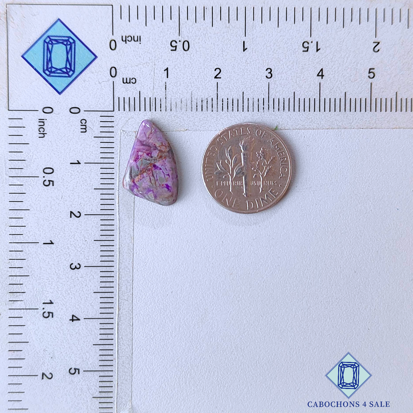 Cabujones de fantasía de sugilita