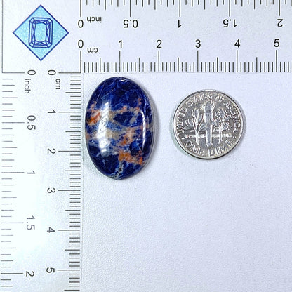 Sunset Sodalite Oval Cabochons