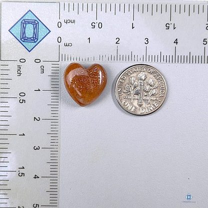 Sunstone Heart Carvings