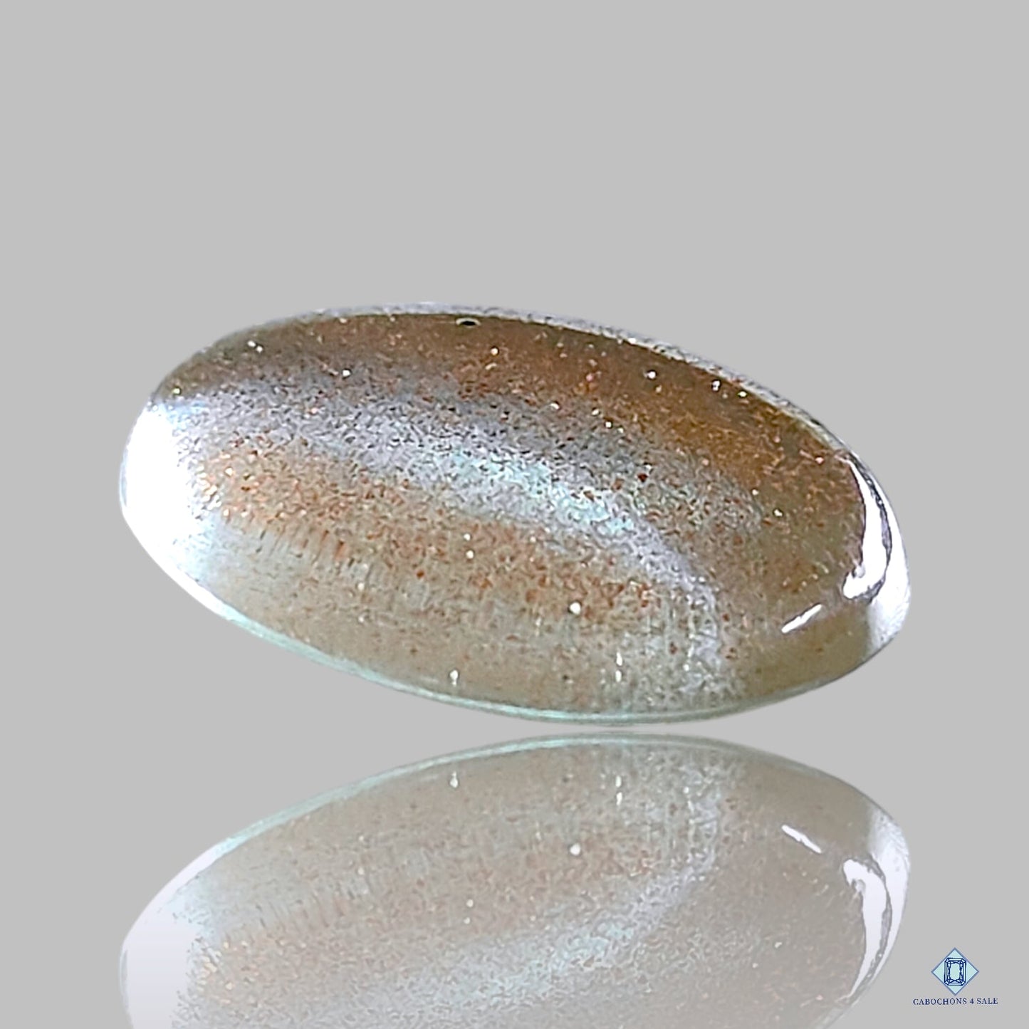 Sunstone Glass Oval Cabochons