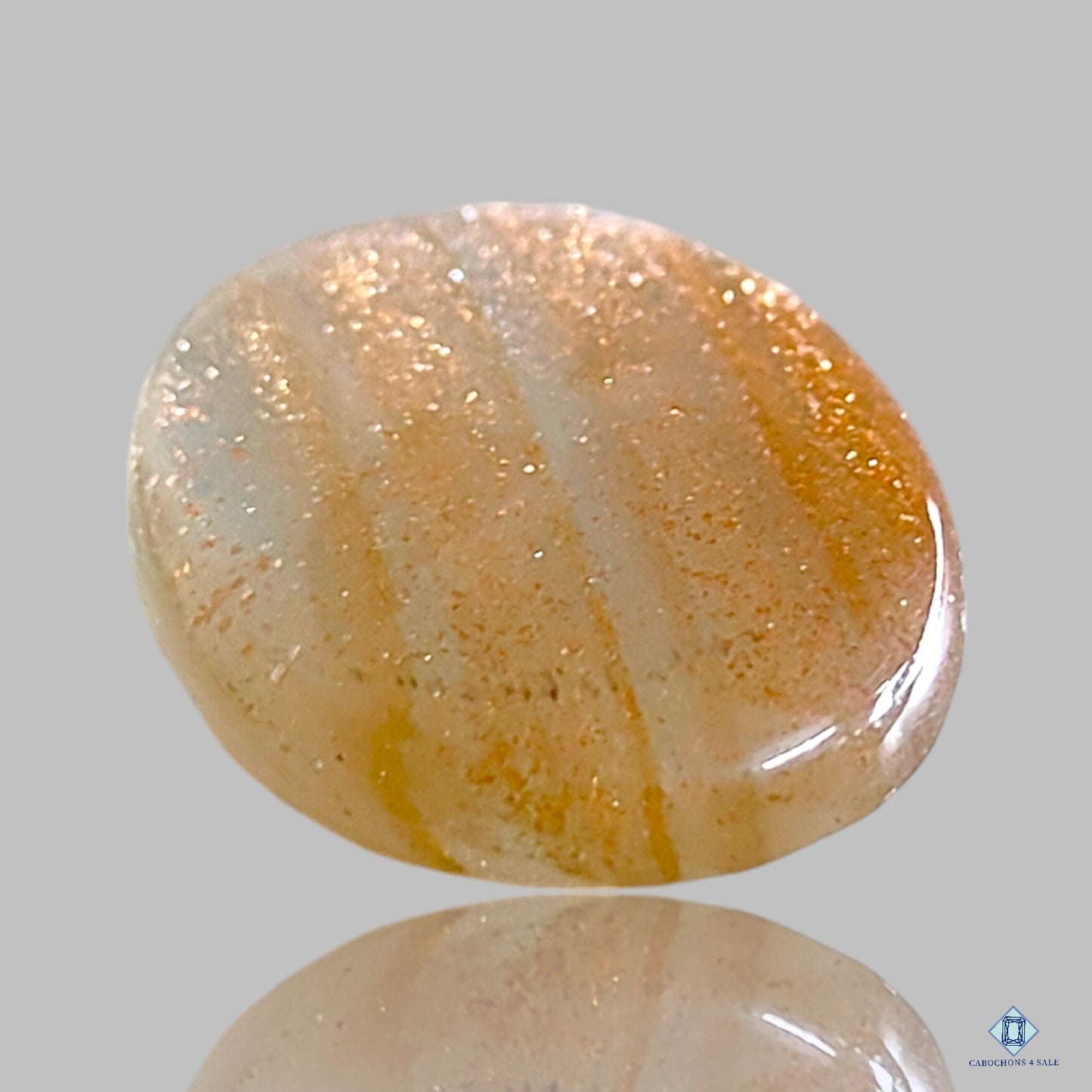 Sunstone Glass Round Cabochons