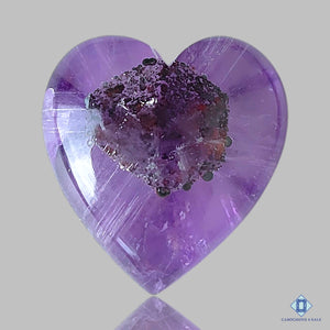 Super Seven Amethyst Heart Carvings