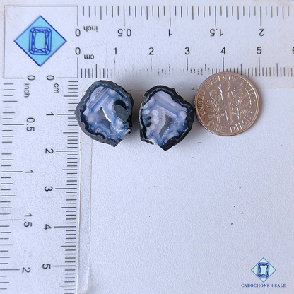 Tabasco Agate Pair
