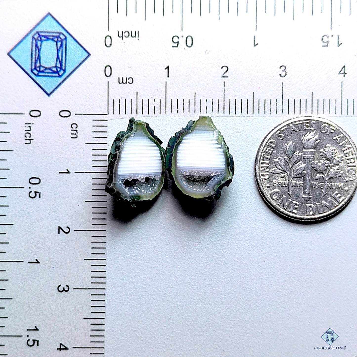 Tabasco Geode Pear Pairs