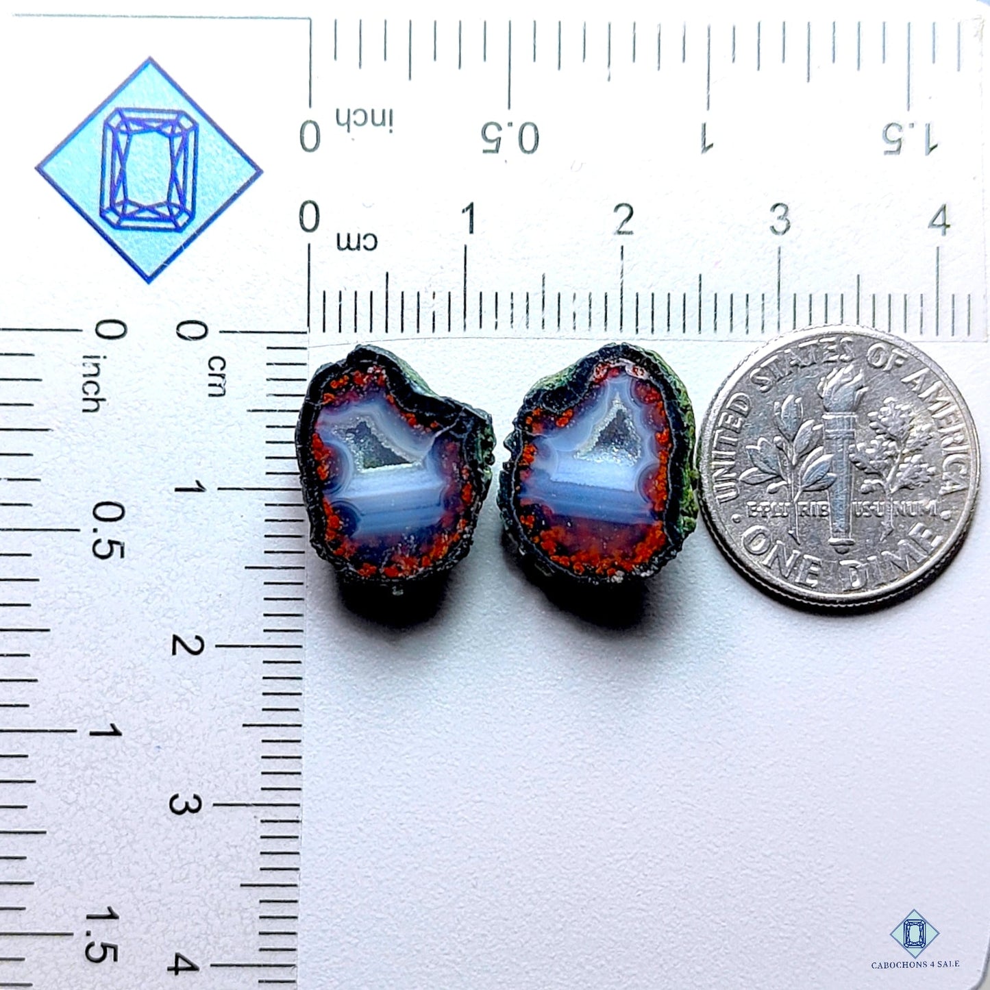 Tabasco Geode Fancy Pairs