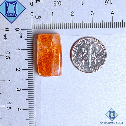 Natural Tanzanian Confetti Sunstone Gemstone  Rectangle Cabochons 21*12*5mm available for sale