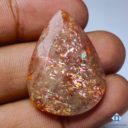 Tanzanian Rainbow Confetti Sunstone
