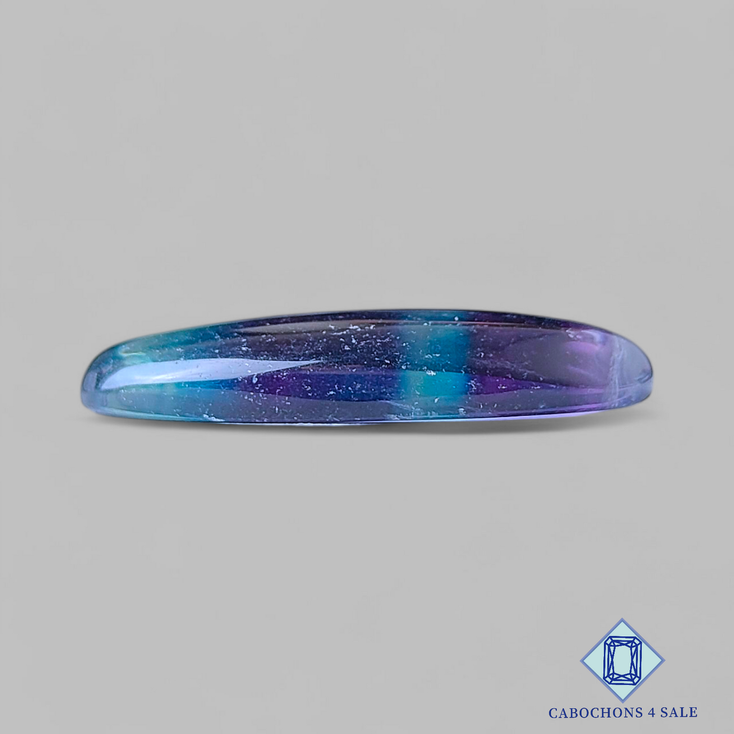 Teal Blue Fluorite Oval Cabochons