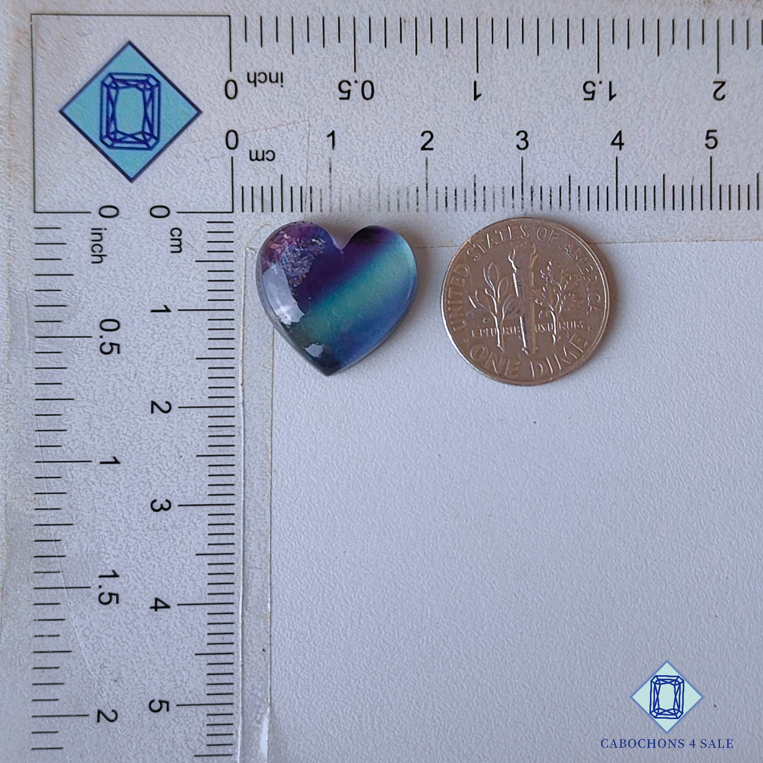 Teal Blue Fluorite