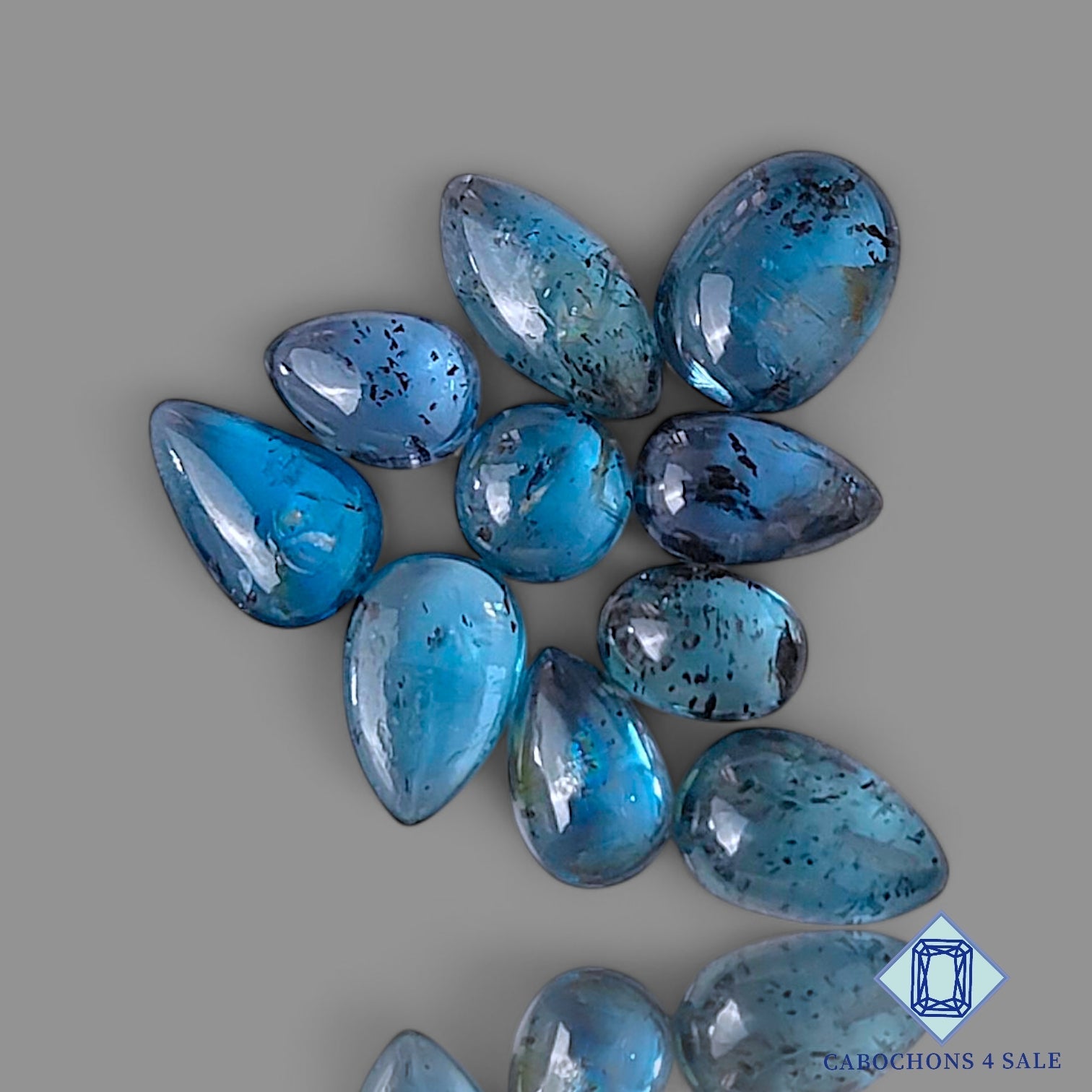 Natural Teal Moss Kyanite Stone | Properties for Focus, Peace, and ...