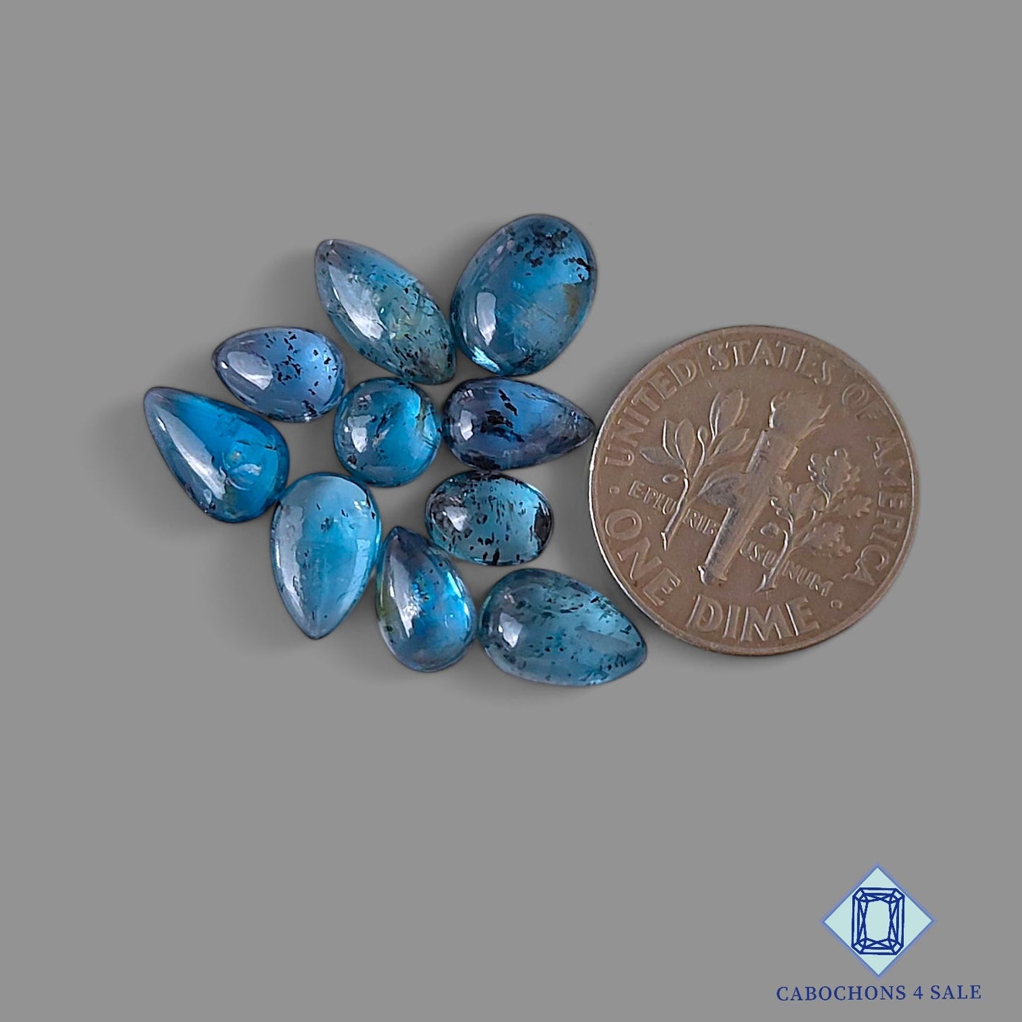 Teal Moss Kyanite Mix Shape Lots