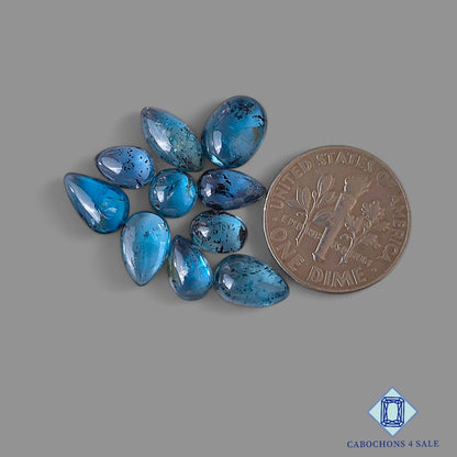 Teal Moss Kyanite Mix Shape Lots