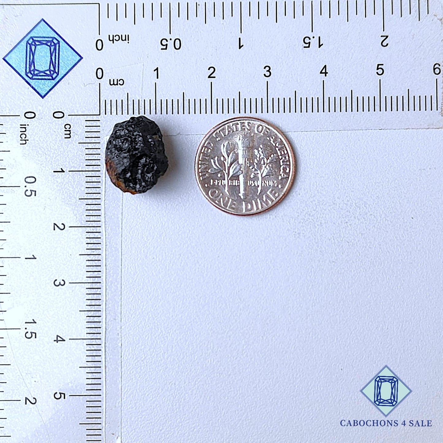 Natural Tektite Gemstone Fancy Druzy 13*10*10mm from Thailand  available for sale