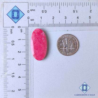Thulite Oval Cabochons