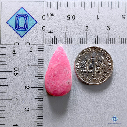 Thulite Pear Cabochons