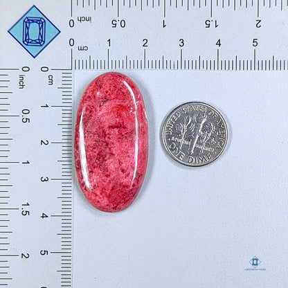 Thulite Oval Cabochons