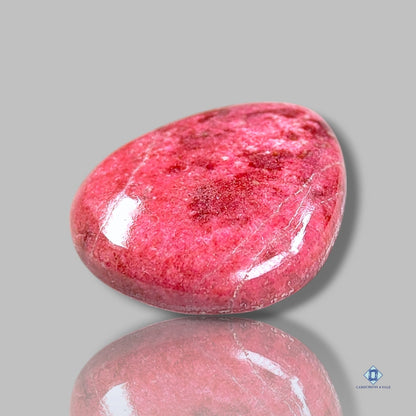 Thulite Pear Cabochons