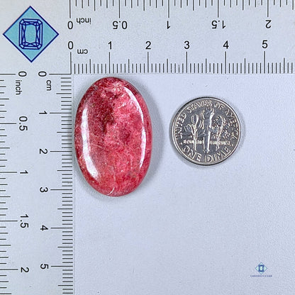 Thulite Oval Cabochons