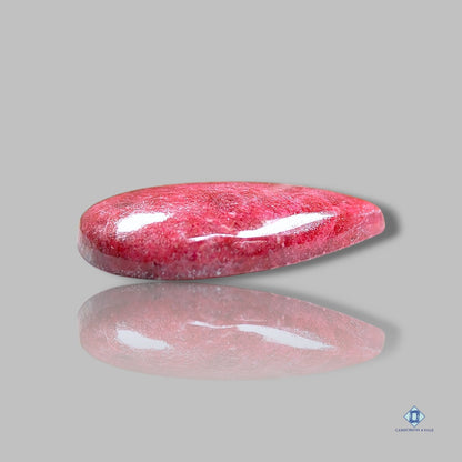 Thulite Pear Cabochons