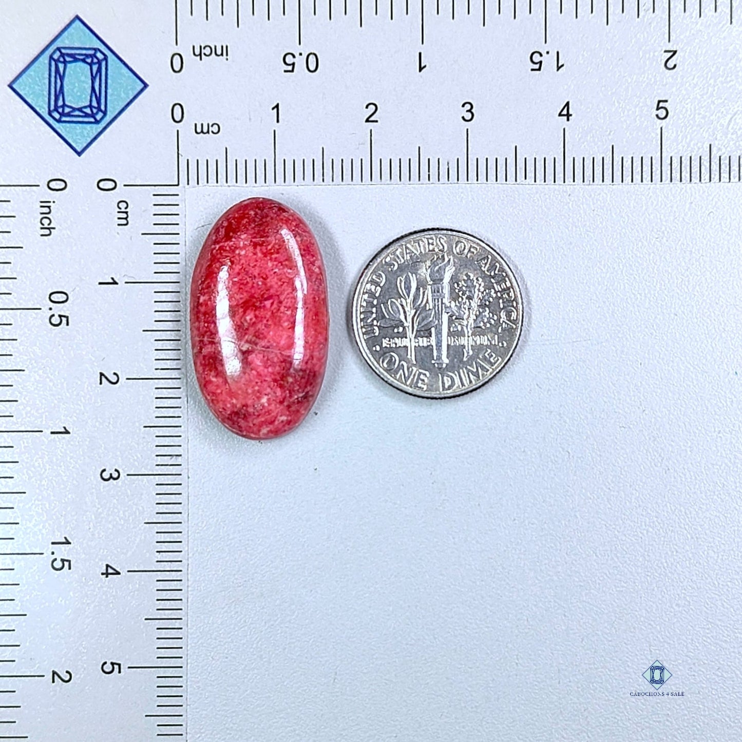 Thulite Oval Cabochons