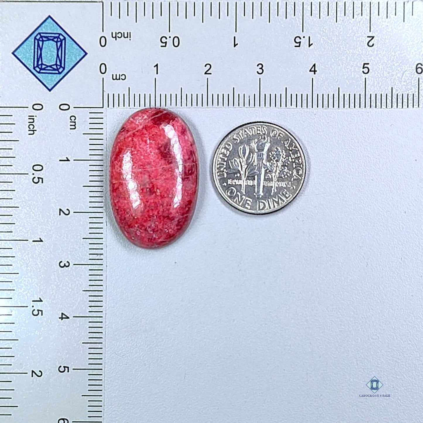 Thulite Oval Cabochons