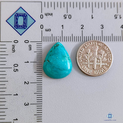 Tibetian Turquoise Pear Cabochons