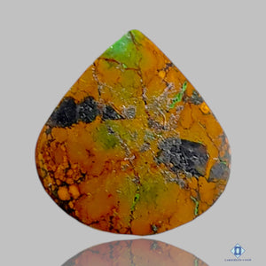 Tibetian Turquoise Pear Cabochons